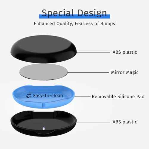 2Pack Retainer Case with Mirror, Compatible with Invisalign, Orthodontic Aligner Case with Removal Tool and Brush, Black