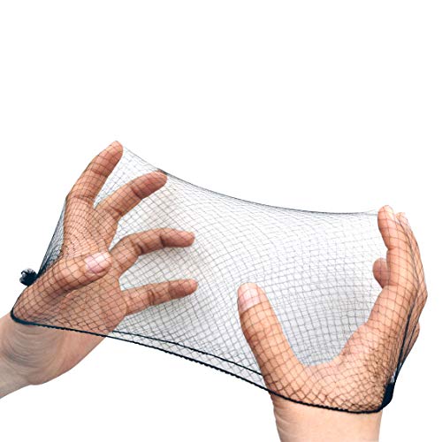 Hair Net 50 Pack - Invisible Elastic Mesh for Bun & Food Service