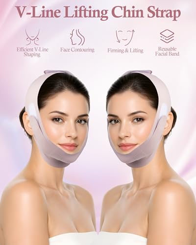 V-Shaped Face Slimming Mask for Sleeping Chin Strap Jawline Shaper Double Chin Reducer