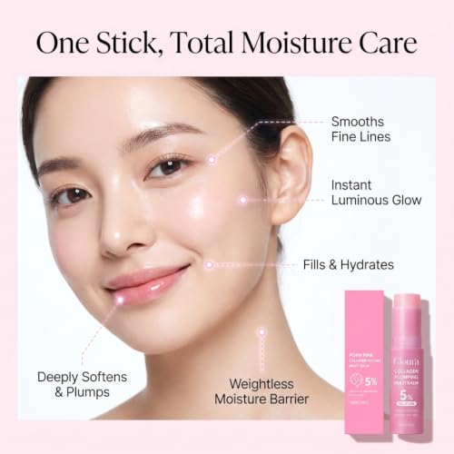 Pink Collagen Multi-Use Balm Stick | Hydrating Face & Lip Moisturizer