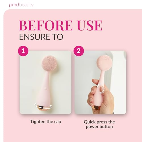PMD Beauty Clean Waterproof Silicone Facial Cleansing Brush & Massager