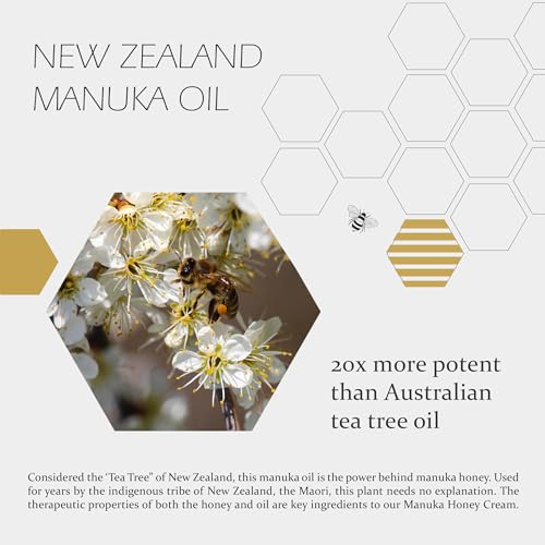 BALM OF GILEAD Manuka Eczema Honey Cream - Moisturizer for Sensitive Skin, Eczema, Psoriasis, Dermatitis - Manuka Honey Ointment, Grassfed Tallow