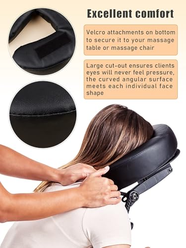 Universal Memory Foam Massage Face Cradle Cushion for Tables & Chairs