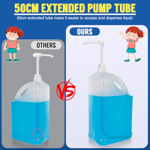 2-Pack 38-400 Pump Dispenser for 5 Gallon Buckets | 1 oz Per Press