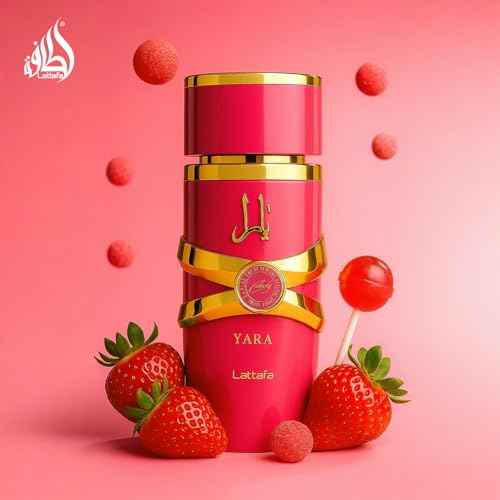 Lattafa Yara Candy - Vanilla, Fruity, Citrus, Floral - Eau de Parfum Long-Lasting Fragrance for Women, 3.40 Ounce / 100 ml