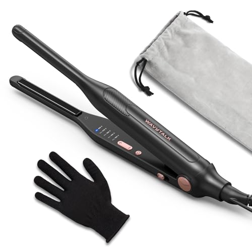 0.3" Pencil Flat Iron for Short Hair & Pixie Cuts