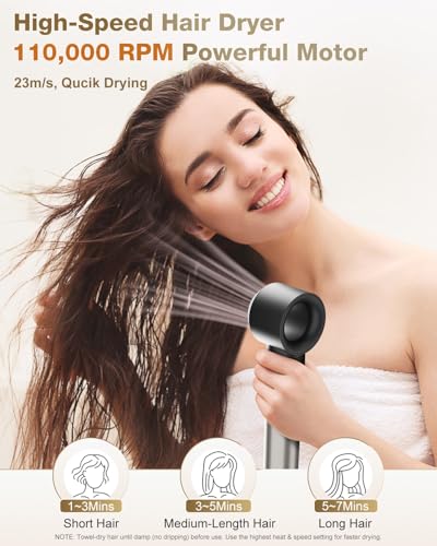 7MAGIC 6-in-1 Multi Hair Styler Dryer Brush - Fast Drying & Curling
