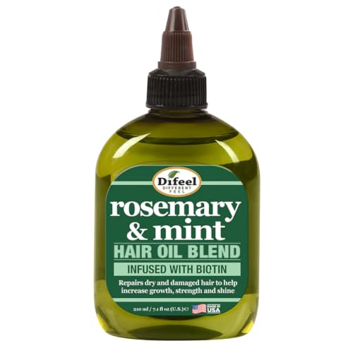 Difeel Rosemary Mint Hair Oil with Biotin - 7.1 oz
