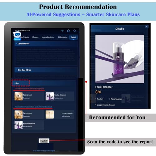 Professional Skin Analysis Device 15.6" – AI 7-Spectral Imaging for Salons