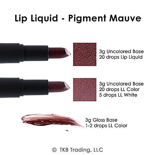TKB Lip Liquid Color - Mauve Pigment for DIY Lip Gloss