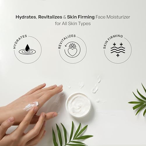 REFINE? Face Moisturizer Mineral Cream with Peptides and Rosehip (2oz), Firming Light Weight Anti-Aging Anti-Oxidant Vitamin-Filled Face Moisturizer for All Skin Types, Hydrates & Firms Skin