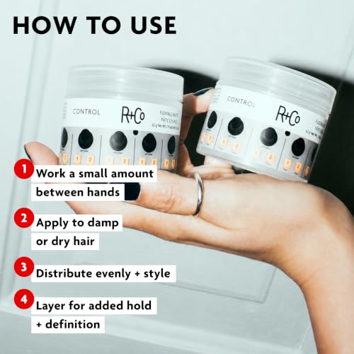 R+Co Control Flexible Paste - Texturizing Hair Styling 2.2oz