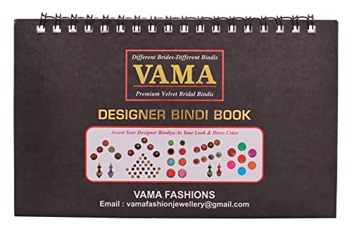 VAMA Stone Bindi Book - 372 Multicolor Designer Bindis