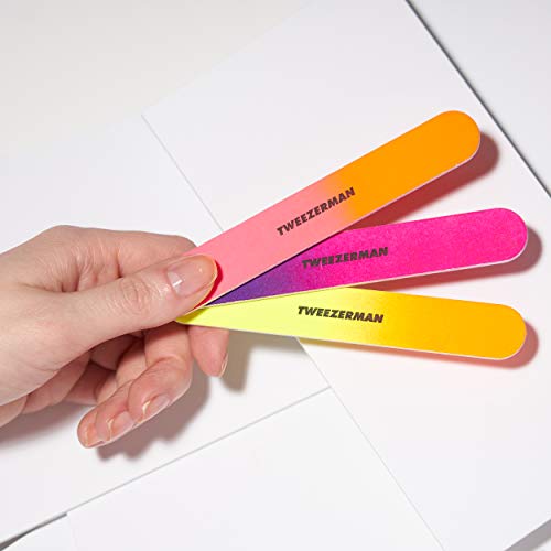 Professional Nail Files Pack of 3 - Dual-Sided Grit for Perfect Shaping