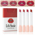 4-Color Matte Lipstick Set, Waterproof Long-Lasting Velvet Lip