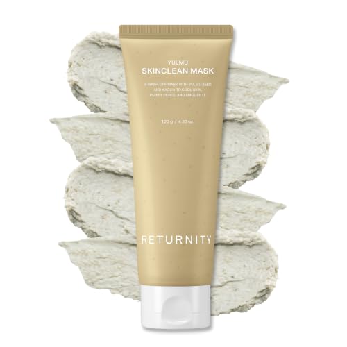Yulmu Skinclean Mask - Gentle Exfoliating Face Mask for Pores & Uneven Skin, 120g