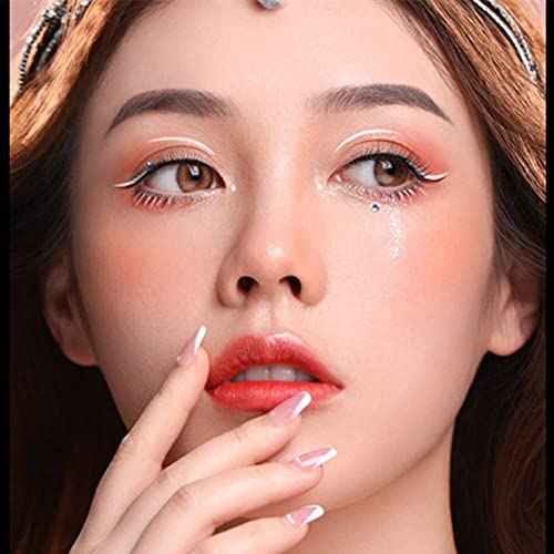 White Eyebrow Eyeliner Pencils Set – 12 Pack Highlighting Pen
