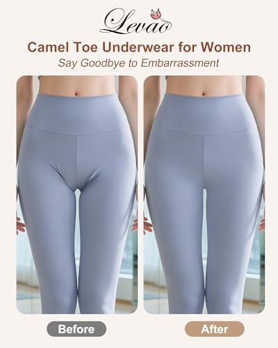 LEVAO Seamless Active Women's Underwear - No Panty Lines, Breathable, 5 Colors & Sizes