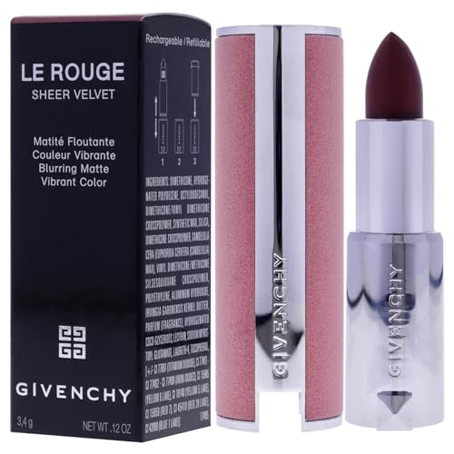 Le Rouge Sheer Velvet Matte Lipstick - N17 Rouge Erable by Givenchy for Women - 0.11 oz Lipstick