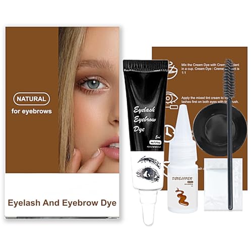 Eyelash & Eyebrow Tint Kit - Professional Color, Waterproof