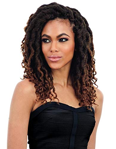 S-BEAUTY 2X CUBAN WAVY GORGEOUS LOC 12" (CHERRYWINE) - Freetress Synthetic Crochet Braid