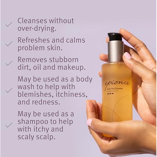 Epionce Lytic Gel Cleanser ? Gentle Foaming Face Wash & Makeup Remover | For Oily, Combination & Problem Skin | Acne & Oil-Control Cleanser with Willow Bark | Dermatologist Skincare