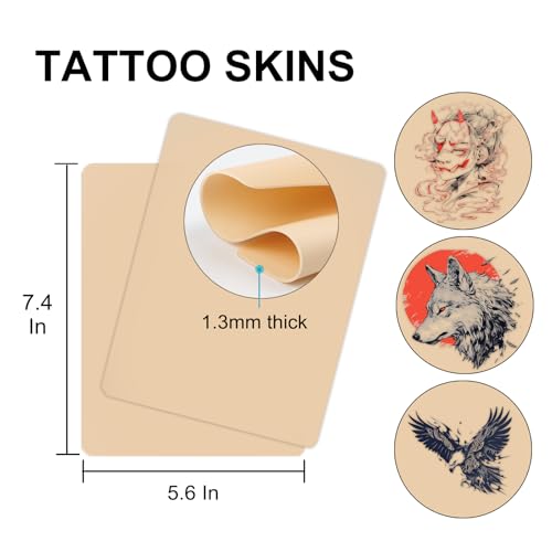 15pcs Tattoo Practice Skins for Microblading Training