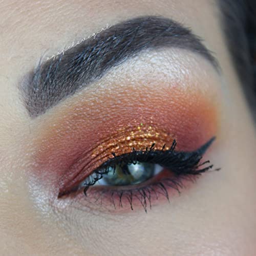 Flower Beauty Warrior Glitter Liquid Eyeshadow - Flame