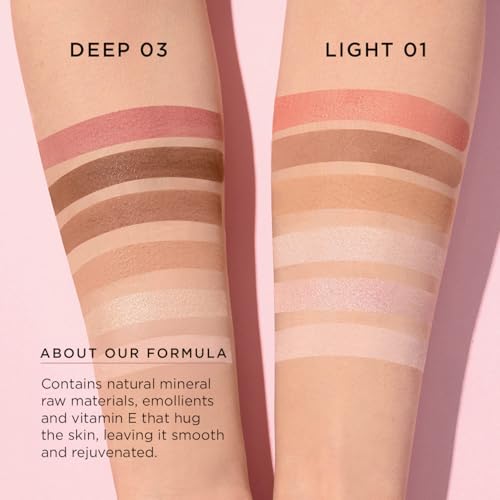 Mon Rêve 3-in-1 Contour Palette – Blush, Highlighter & Sculpt (Light)