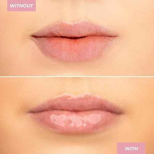 MCoBeauty - Peptide Treatment - High Gloss Lip Plumper with Peptides and Shea Butter - Sheer Pink Shade - Plumps and Smooths - Softens Appearance of Dry Lips - Stocking Stuffers