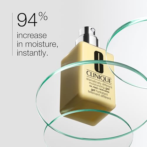 Clinique 3-Step Dramatically Different Moisturizing Gel | Oil-Free | Face Moisturizer for Combination Oily to Oily Skin Types