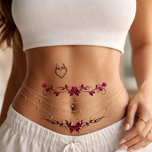 Y2K Waterproof Temporary Tattoos for Women
