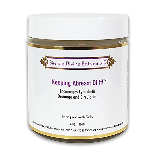 Simply Divine Botanicals Keeping Abreast of It - Natural and Organic Body Cream to Encourage Circulation and Deeply Moisturize for All Skin Types, 4 oz