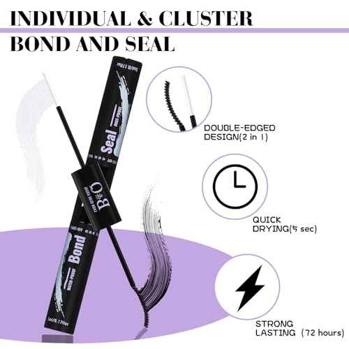 B&Q Lash Clusters Kit 280PCS Eyelash Clusters Kit,30D 40D D 9-16MIX Individual Lash Comfortable Eyelash Extension Set, Classic Look with Bond and Seal Waterproof, Remover DIY at Home(Set,30D+40D)