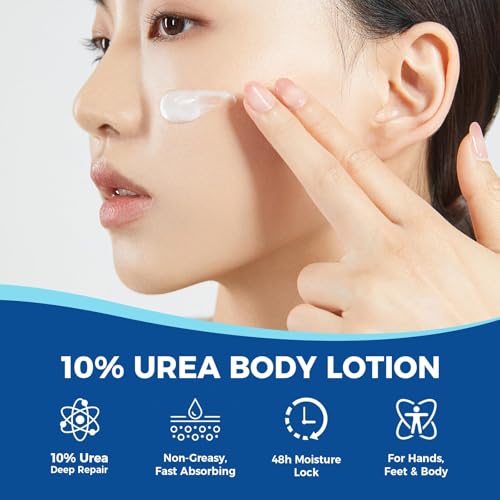 OUKEYA 10% Urea Body Lotion for Dry Skin - 11.28 oz Moisturizer