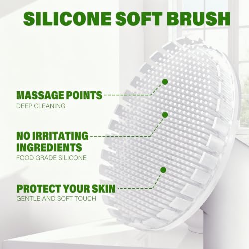 KOGEEYY Foaming Face Wash - Deep Cleansing Facial Cleanser with Brush