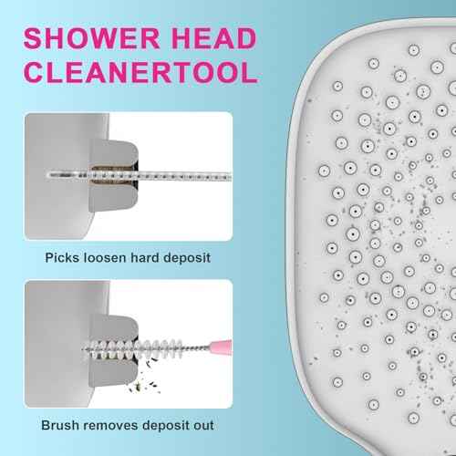 30 Pieces Tiny Brushes for Cleaning Shower Head, Shower Head Nozzle Cleaner Tool Unclogging Small Holes, Cleaning Brushes Picks for Home and Kitchen