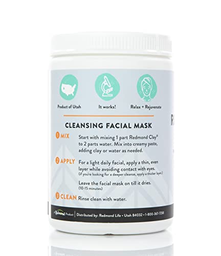 REDMOND Natural Bentonite Clay Mask – 20oz