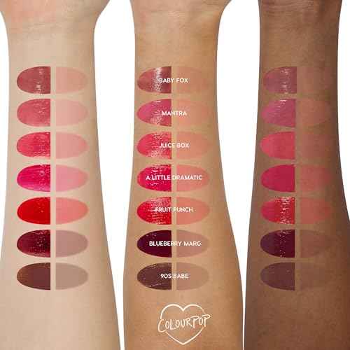 ColourPop HydraPop Glossy Lip Stain - 2-in-1 Hydrating Gloss-to-Tint Lip Color - Infused with Antioxidant-Rich Guava, Lychee & Squalane - Baby Fox (0.11 Fl Oz)
