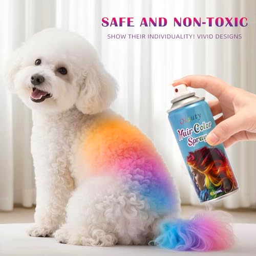 Eakroo Blue Hair Spray - Temporary Washable Color for Events