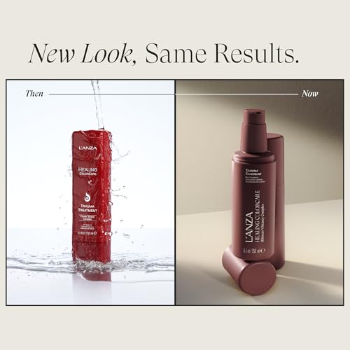 L'ANZA Healing Colorcare Trauma Treatment Color Repair Leave-In, Anti-Fade, UV & Heat Protection, Strengthens Damaged Hair, Moisturizing, Adds Vibrance, Anti-Frizz, Smooths, Sulfate Free