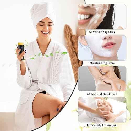 15 Pack 2 oz/60ml Plastic Deodorant Containers,Empty Round Twist-Up Solid Stick Tube Container for Homemade Deodorant,Shaving Soap Stick,Heel Lip Balm,Solid Lotion Bars-Top Filling,Black