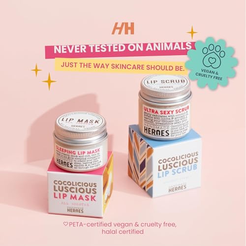 Natural Coconut Lip Scrub & Mask Set - Vegan Exfoliator