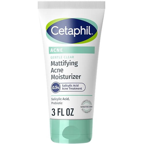 Cetaphil Gentle Clear Mattifying Acne Moisturizer, 3oz