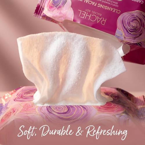 Rachel Roy 4-Pack Face Wipes 120ct - Makeup Remover with Vitamin C & Retinol