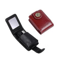Ximimark 2pc Vintage Lipstick Case with Mirror - Cowhide