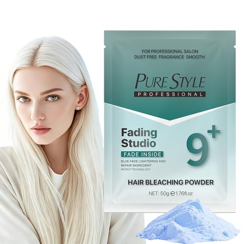 Ysnstyle Ammonia-Free Blue Fade Hair Bleach Powder Pack 50g - Dust-Free Quick Lightener