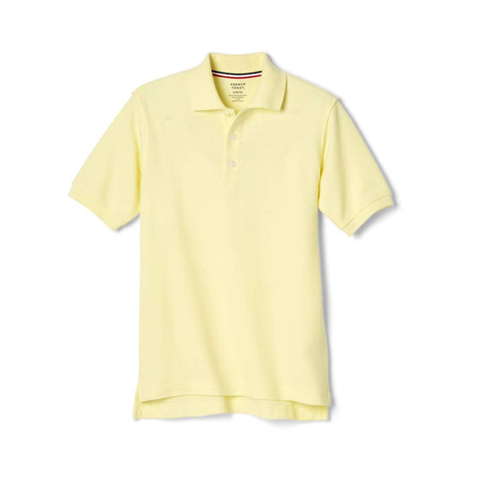 French Toast boys Short Sleeve Pique (Standard & Husky) Polo Shirt, Yellow, 2T US