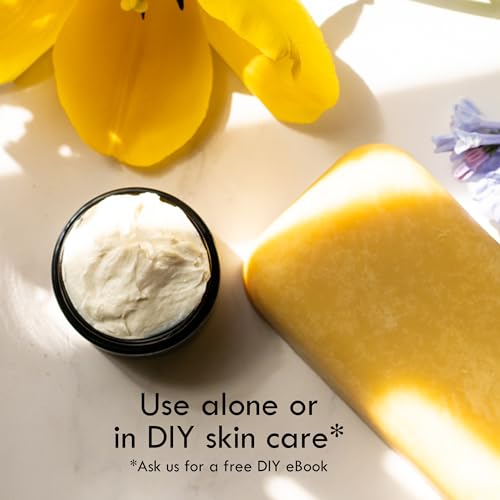 Better Shea Butter Raw Cocoa Butter - Unrefined, 100% Pure, Food Grade - Use for Cocoa Lip Balm, Stretch Marks Cream, Cacao Butter Cream, Scars Oil, Whipped Lotion - Skin & Hair Moisturizer 1LB Block