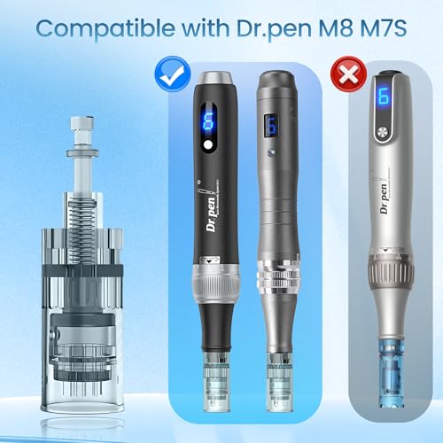 Microneedling Pen Cartridges 0.25mm for M8 M7S (12 Pack)